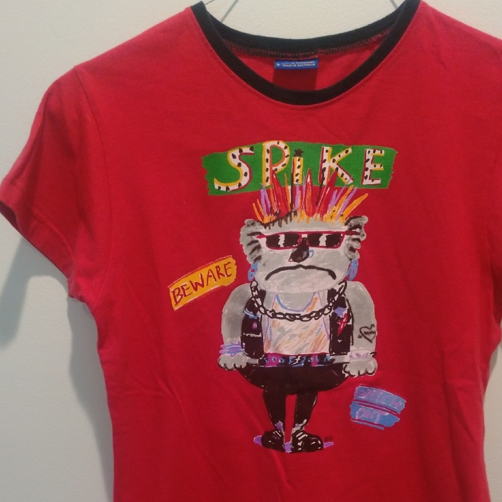 Vintage Ken Done Punk Fashion Koala graphic Short Sleeve Tee